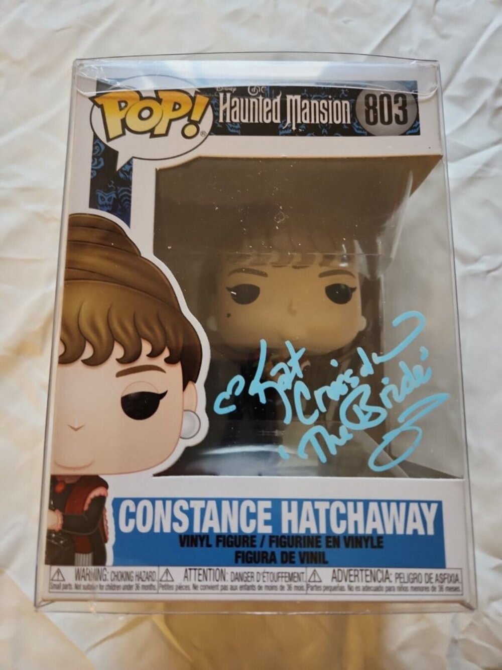 Kat Cressida signed Funko Pop! Vinyl: Disney - Constance Hatchaway #803 w/COA